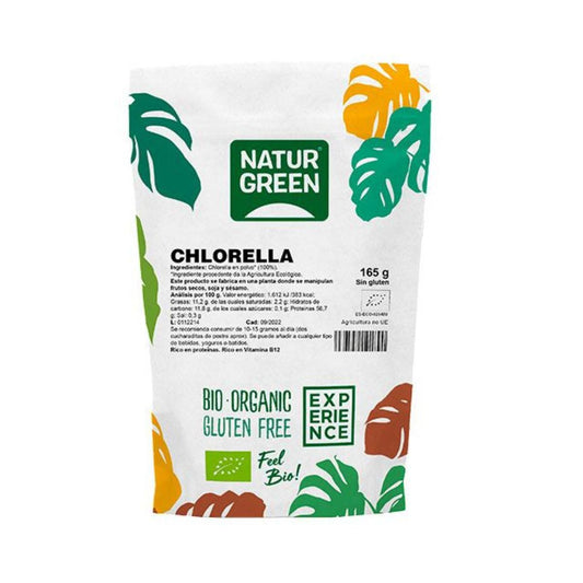 Chlorella em pó Naturgreen Experience 165 g
