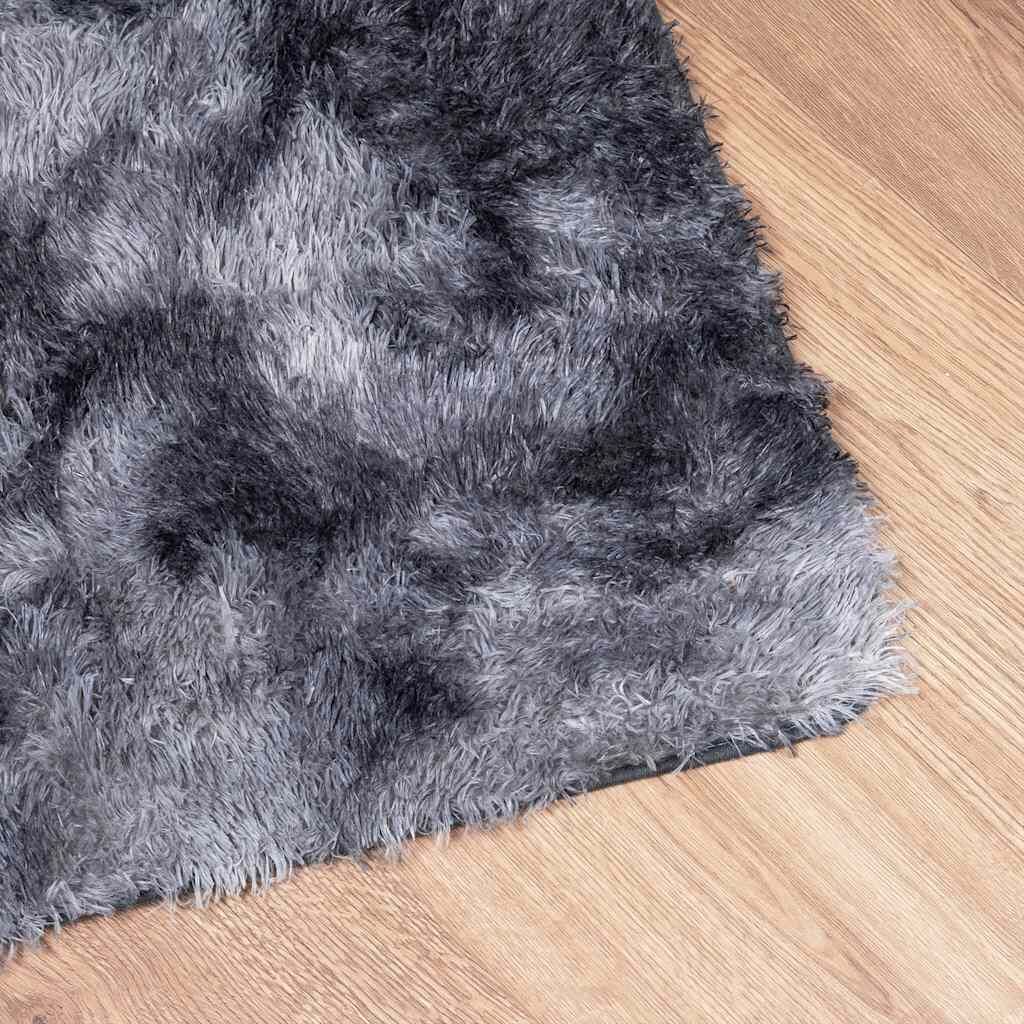 Vidaxl Alfombra De Pelo Largo Navarra Gris Oscuro 200x290 Cm Poliéster_3