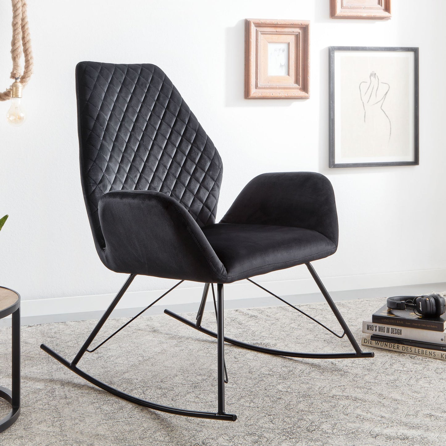 Mecedora Negra 73x94x84 Cm_1