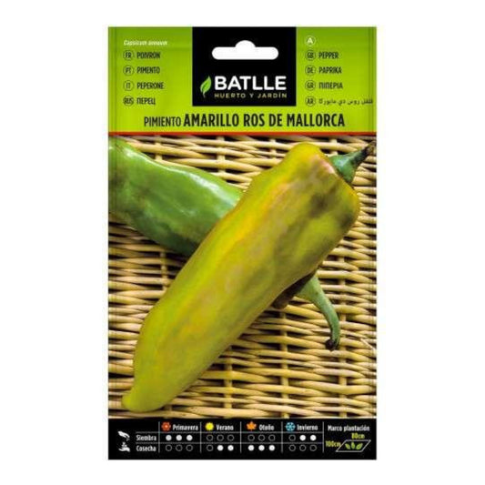 Sementes de Pimento Amarelo Ros de Maiorca Batlle