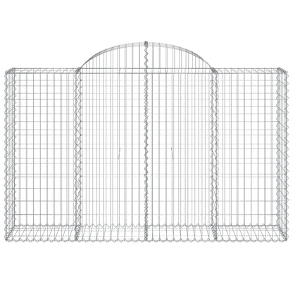 Cestas Gaviones 30 Uds Forma De Arco Hierro 200x50x120/140 Cm_3