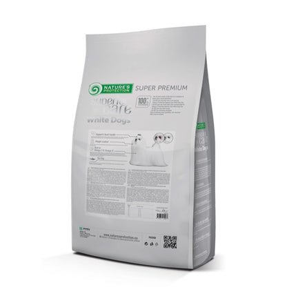 Nature's Protection White Dog Food Sem Grão Adulto Arenque Raças Pequenas 1,5 Kg