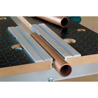 Wolfcraft 6171000 - 2 mordentes em alumínio