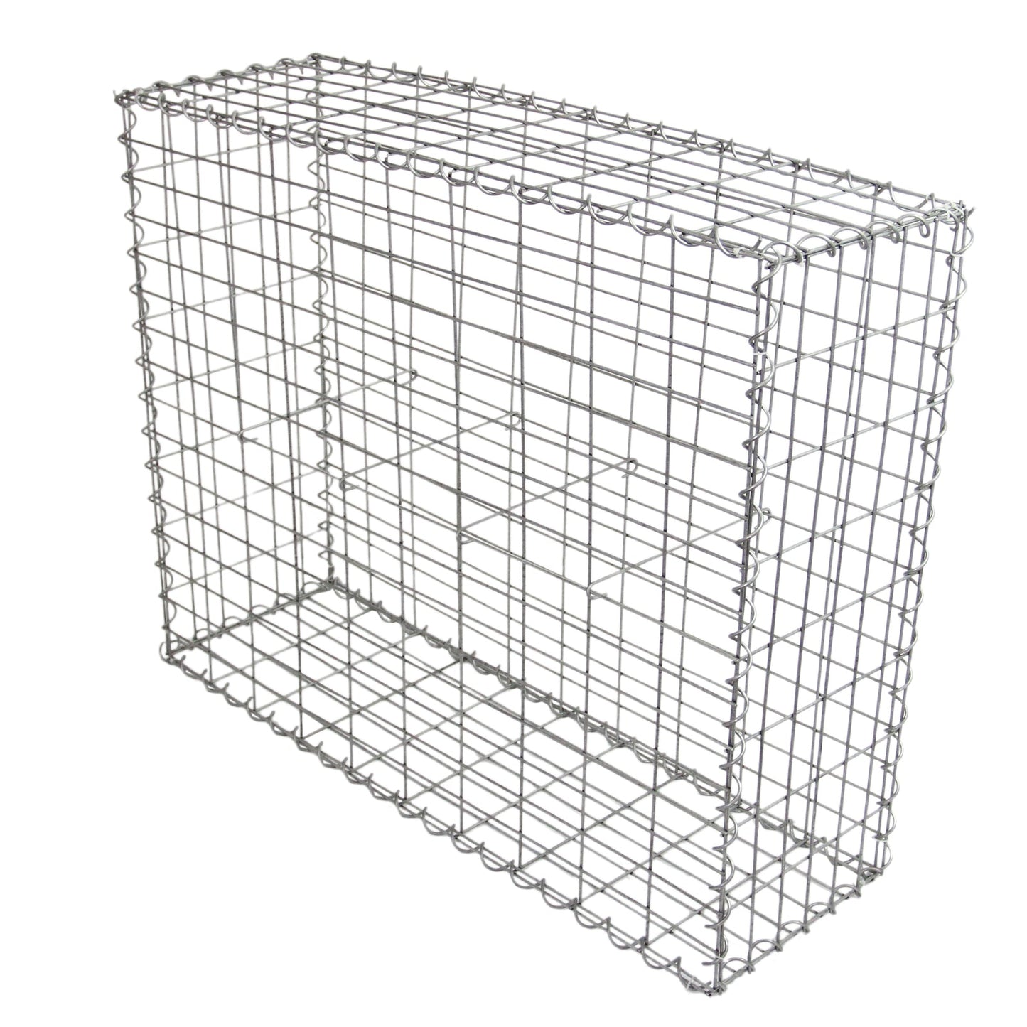 2 Cestas De Acero Galvanizado De Exterior Jaulas Para Decoración 100 X 80 X 30cm_3