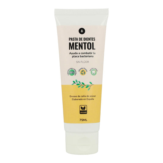 Pasta de dentes sem flúor Mentol Planeta Huerto 75 ml