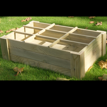 Cajón De Cultivo Vidahu  Suelo Con Separadores Vidahuerto 100x60x27cm._3