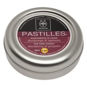 Pastilhas para a dor de garganta com amora e própolis 45 g