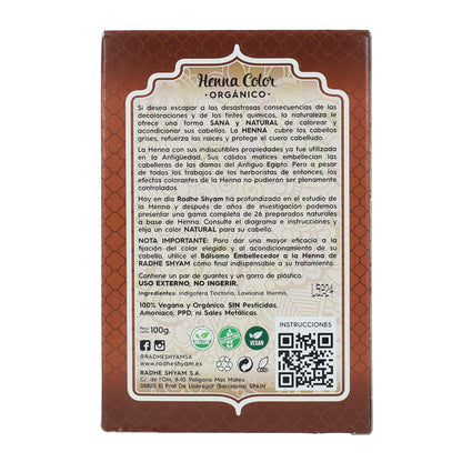 Pó de Henna Castanho Escuro 100 g