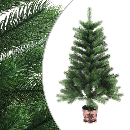 Vidaxl Árbol De Navidad Artificial Preiluminado Con Luces Verde 65 Cm_1