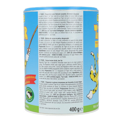 Cacau solúvel Tiger Rapunzel, 400 g