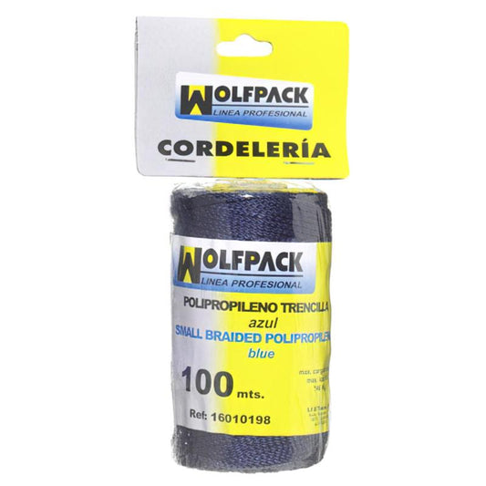 Cuerda Trencilla Polipropileno Azul (bobina 100 Metros)