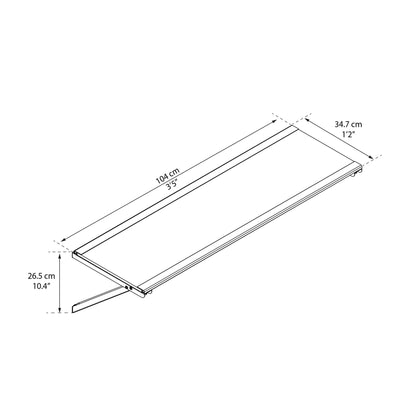 Kit de porta de tela para Ledro / Garda / Sanremo branco 