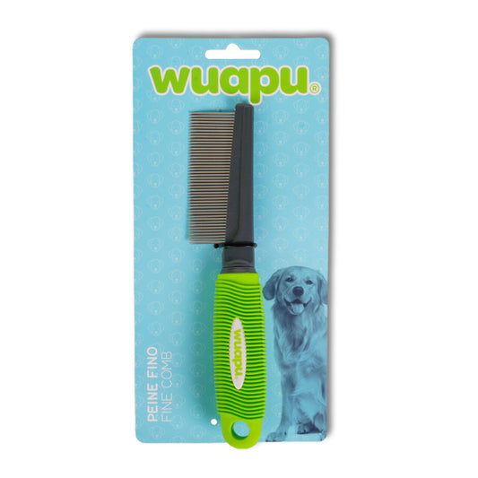Peine Fino Wuapu, Peine Ergonómico Fino Para Perros Ideal Para Pelajes Largos, Finos Y Lisos_0