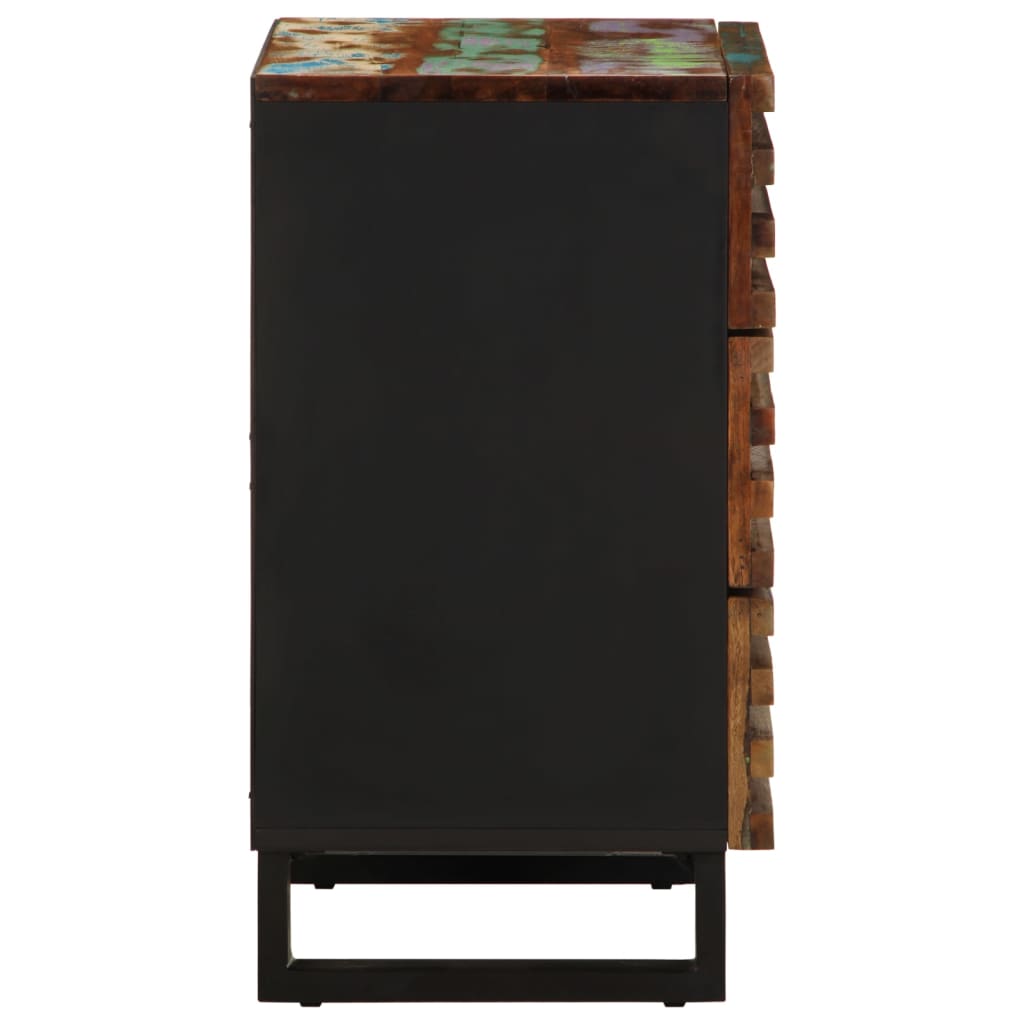 Mesita De Noche Madera Maciza De Acacia 50x34x62 Cm_2