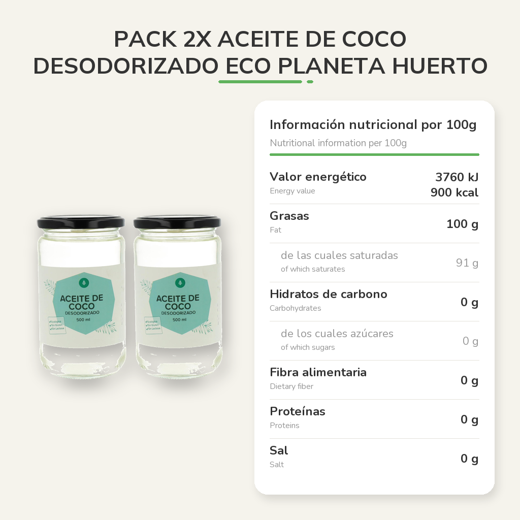 Información nutricional