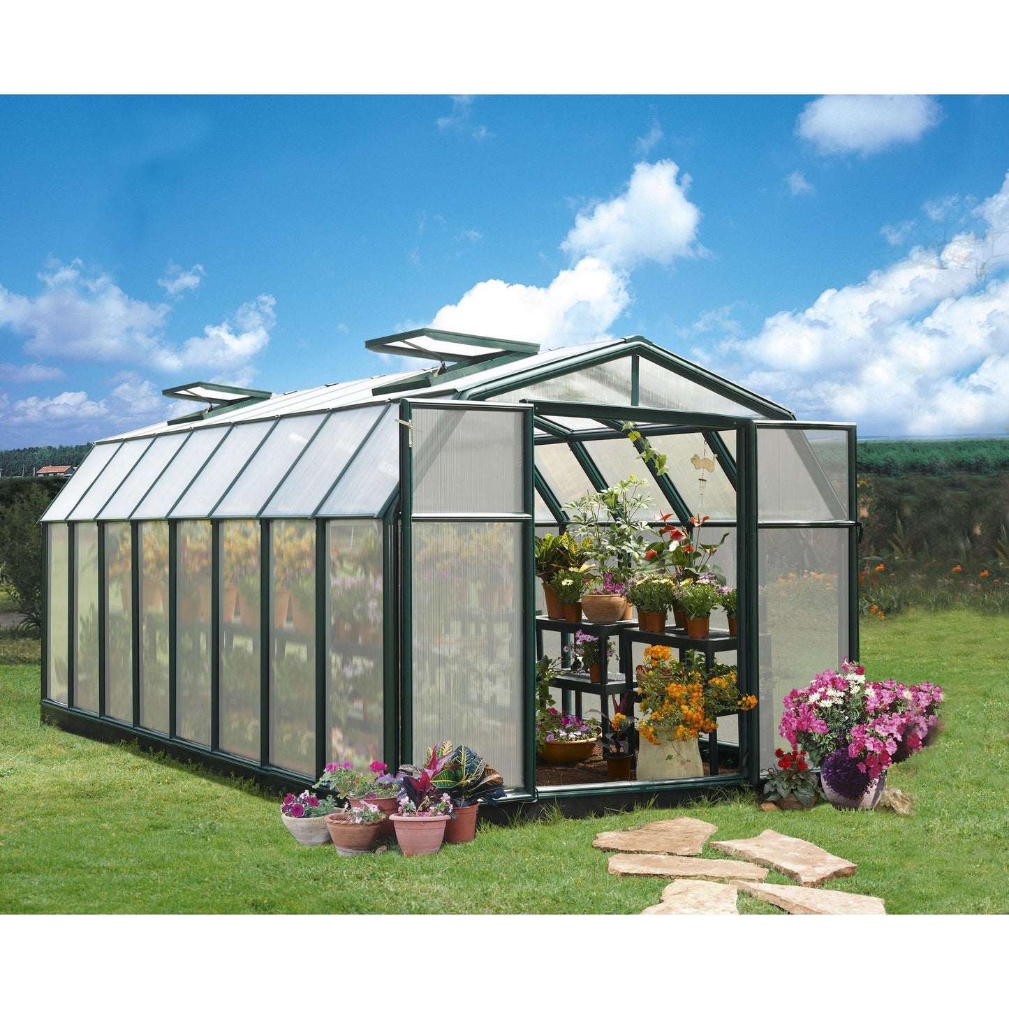 Estufa Hobby Gardener 516x266 cm Verde Camada Dupla 