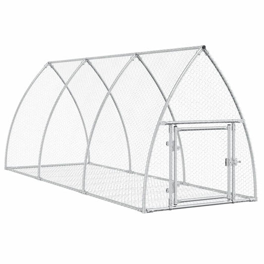 Conejera Acero Galvanizado Plateado 105x300x120 Cm_0