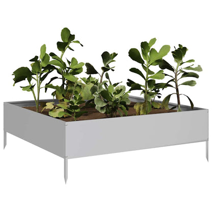 Jardinera De Acero Galvanizado 100x100x33,5 Cm_2