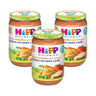 Embalagem x 3 Pote de legumes com massa e frango biológico +12 meses HiPP 220 g