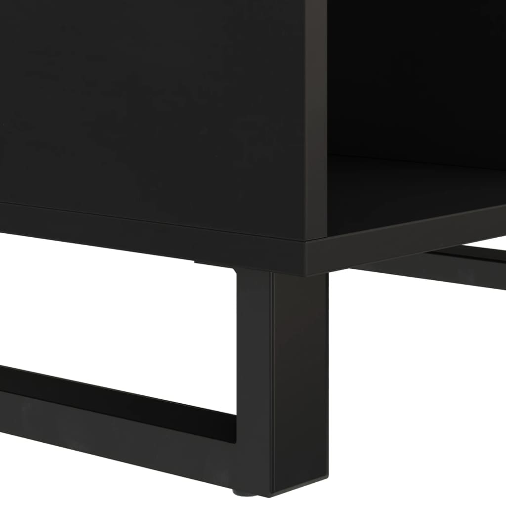 Mesa De Centro De Madera Maciza Mango 55x50x40 Cm_4
