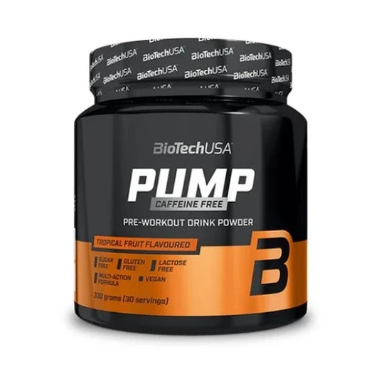 Biotech Pump Pre-entrenamiento Sin Cafeína 330 G (30 Porciones) Zitronen-eistee_0