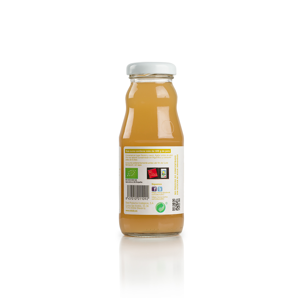 Sumo de Pêra Orgânico ékolo 200 ml