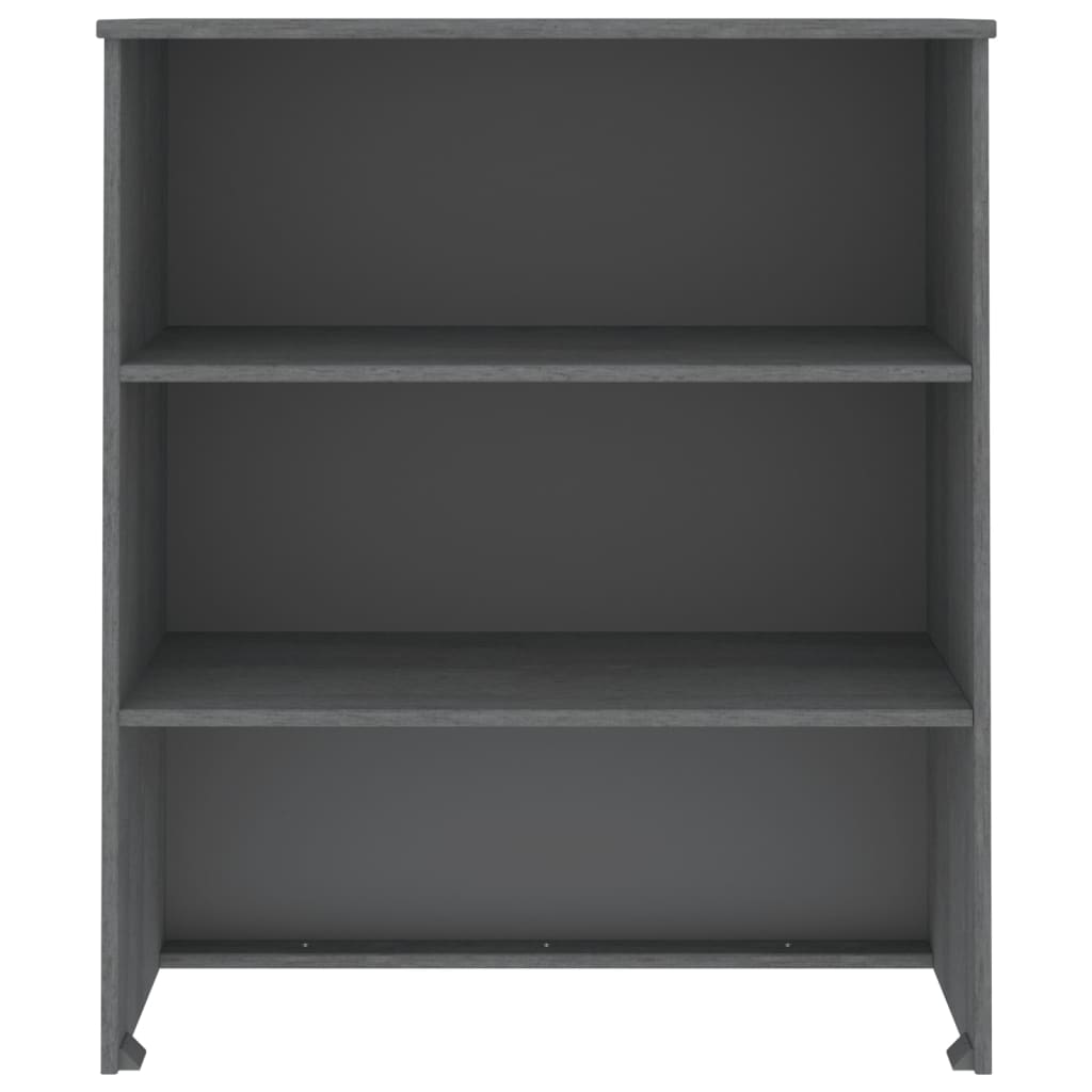 Aparador Superior Hamar Pino Macizo Gris Oscuro 85x35x100 Cm / Vetonek_2