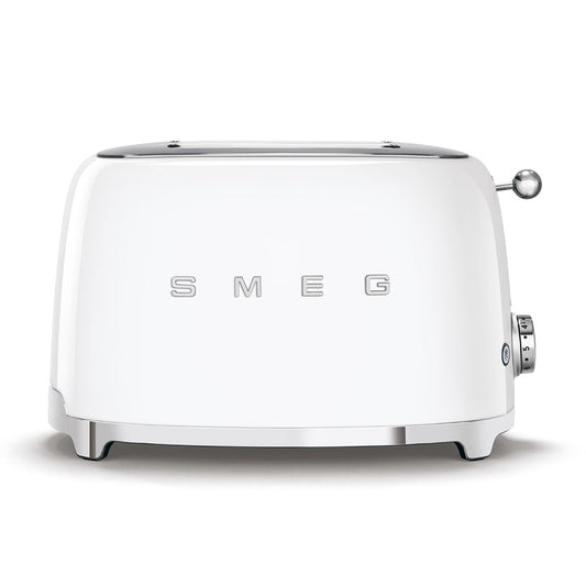 Tostador SMEG 2 ranuras 50's Style blanco