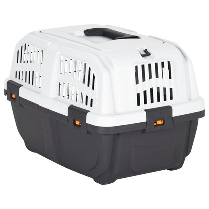 Vidaxl Transportín De Mascota Puerta Metal Polipropileno 48x31,5x31 Cm_4