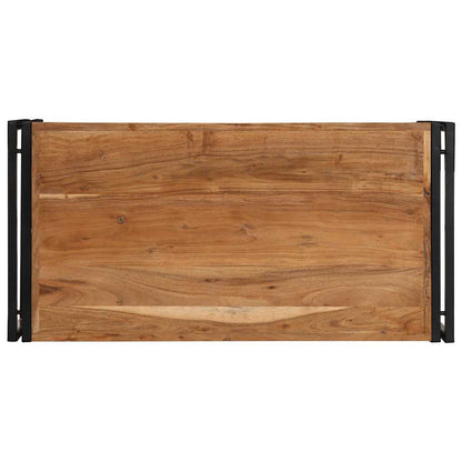 Mesa De Centro 100x50x35 Cm Madera Maciza Acacia_2