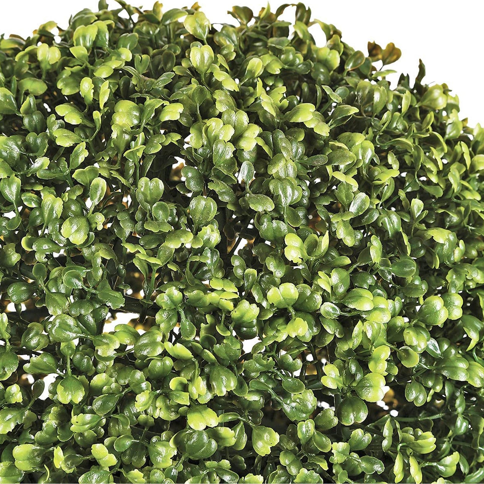 Set De Maceta Rato De 35 Litros Con Inserto 28,7 X 28,7 X 55 Cm En Color Antracita + Bola De Boj Diámetro 36 Cm