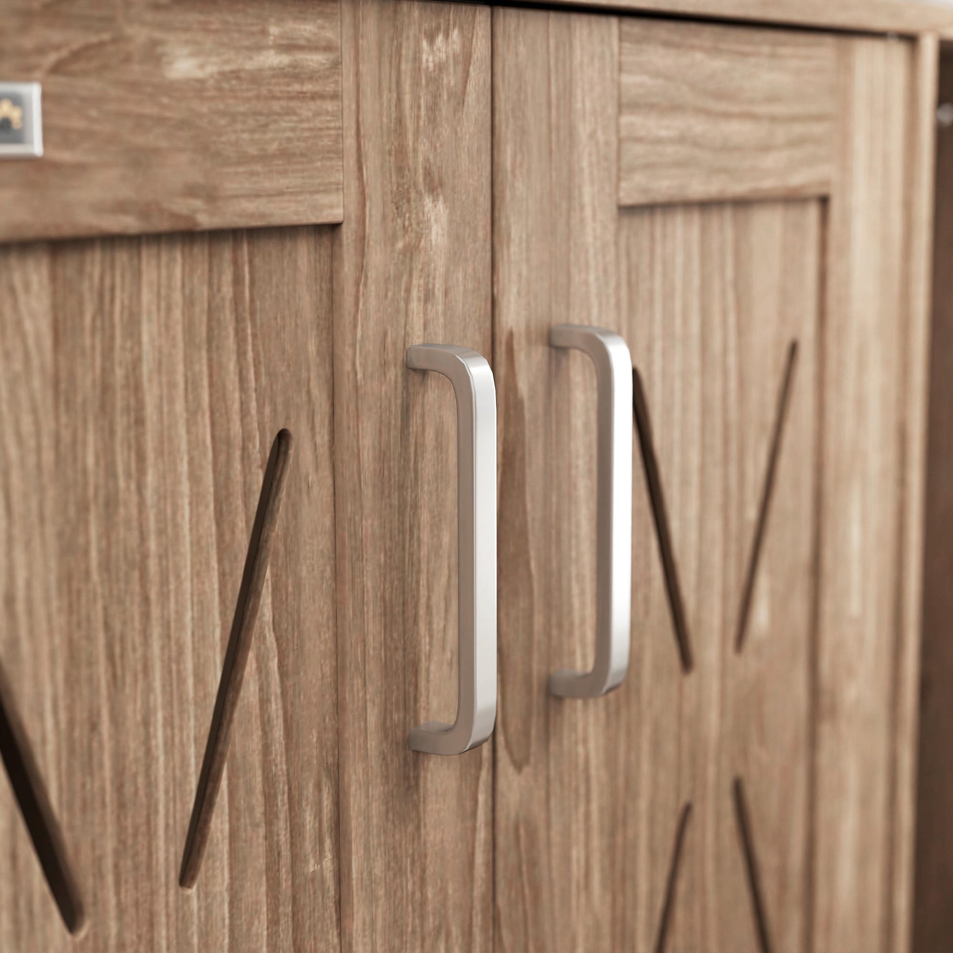 Pawhut Mueble Arenero Para Gatos 3 En 1 Con Puertas Estera Para Rascar Marrón_4