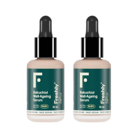 Embalagem de 2x Bakuchiol Freshly Sérum Anti-envelhecimento 30ml