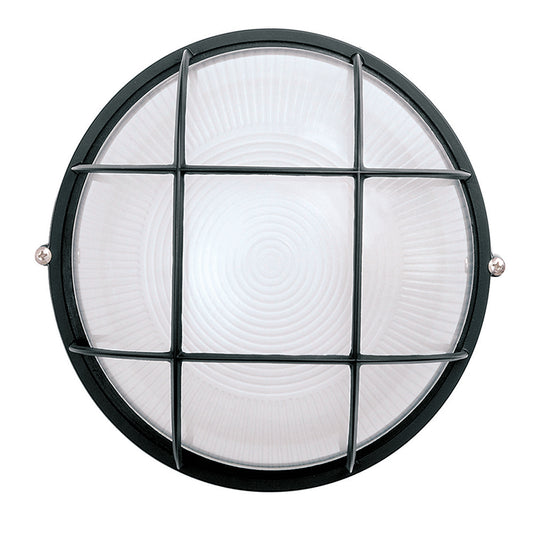 Aplique Redondo Lubeck Negro Luxform_0