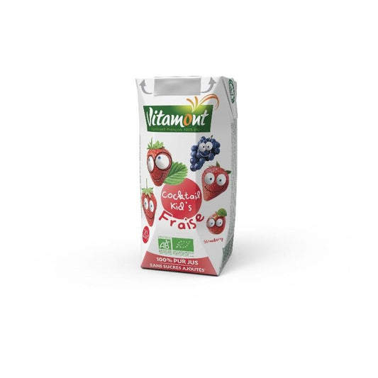 Sumo de Morango Vitamont, 6 unidades de 200 ml