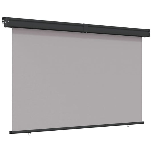 Vidaxl Toldo Lateral De Balcón Gris 175x250 Cm_0
