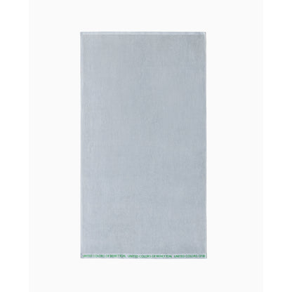 Toalla De Playa 90x160cm 380gsm 100% Algodón Velour Gris Con Logo Neutral Be_1