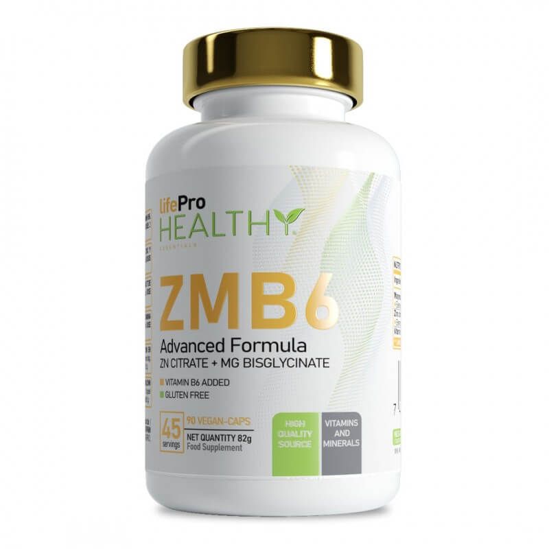 Zmb6 - 90 Cápsulas Veganas - Zma - Lifepro_0
