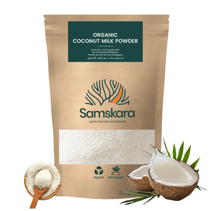 Leche De Coco En Polvo Bio - 500g | Bebida Vegetal Ecológica Vegana, Sin Lactosa, Sin Azúcares Añadidos, Sin Gluten_1