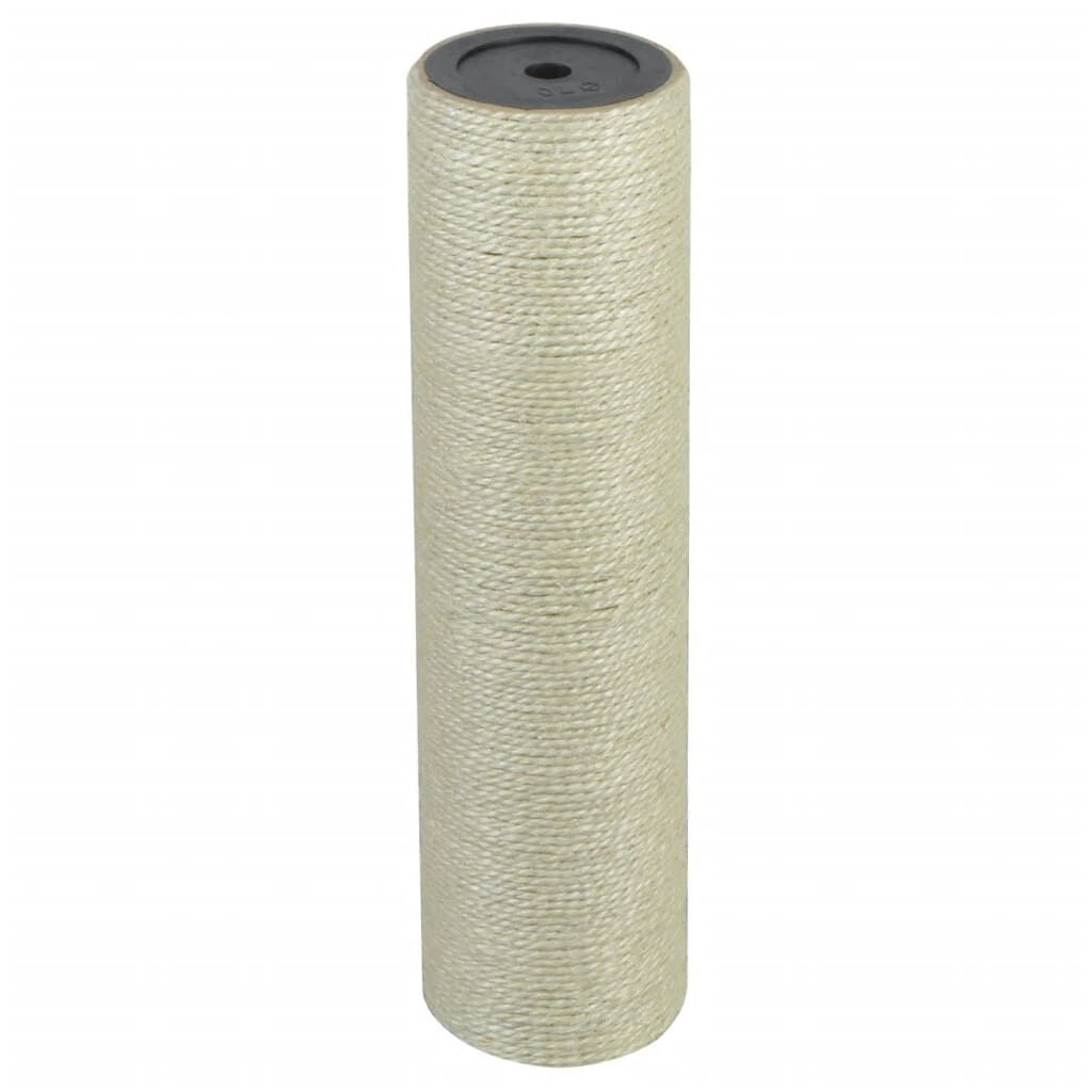 Vidaxl Poste Rascador Para Gatos 8x30 Cm 10 Mm Beige_0