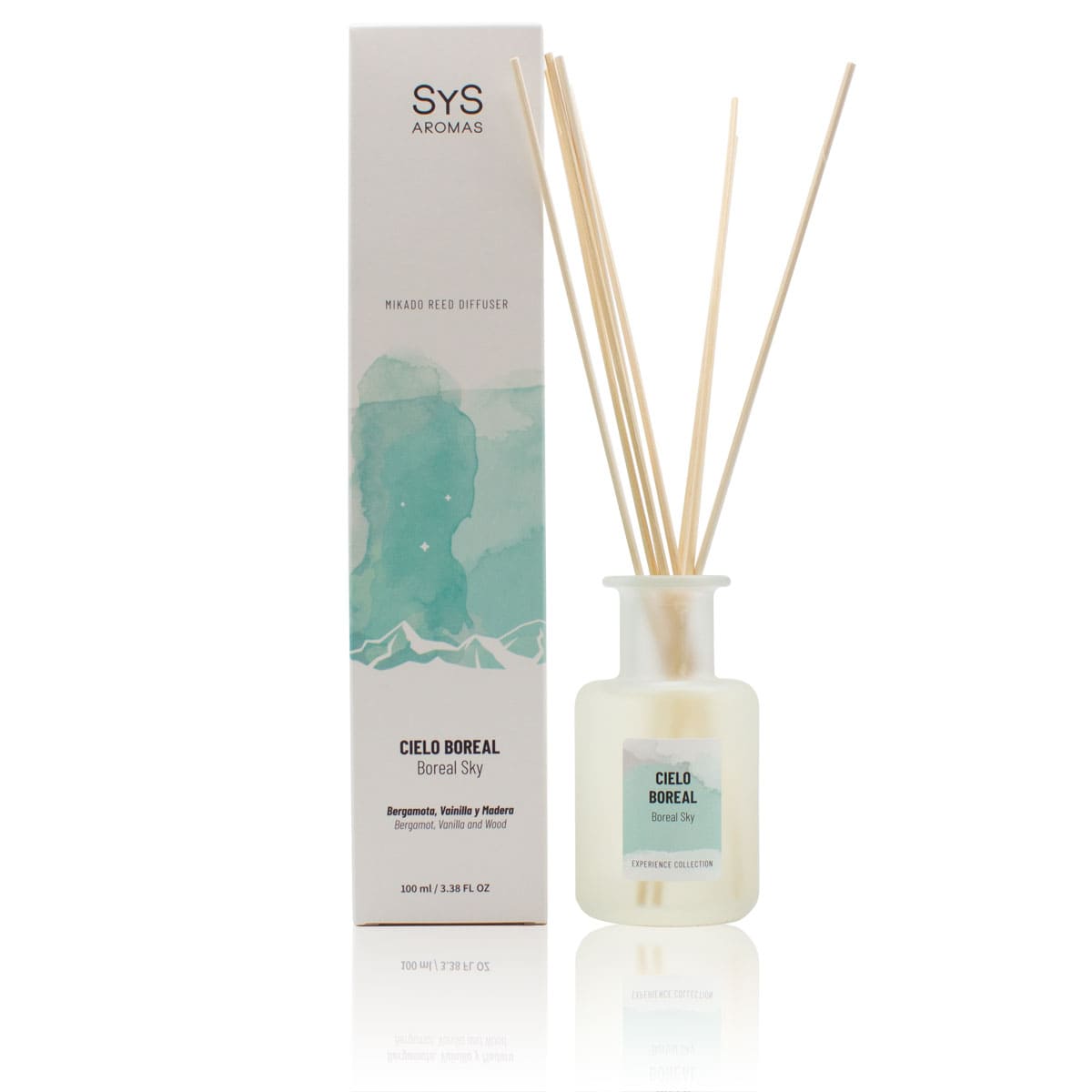 Ambientador Mikado Cielo Boreal Experience 100 Ml | Aroma Fresco y Limpio | Fragancia Duradera Con Varillas_0