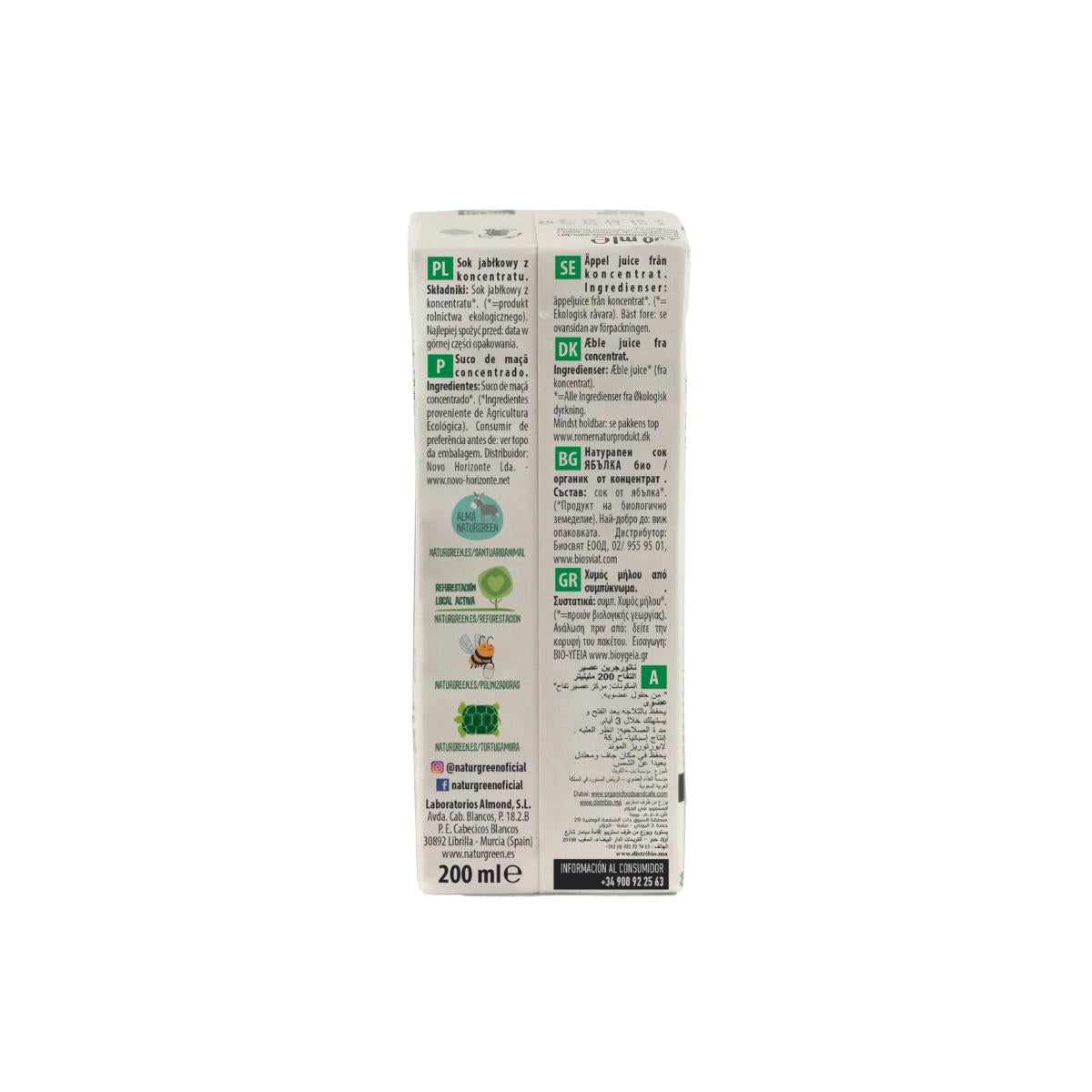 Sumo de Maçã Biológico Naturgreen