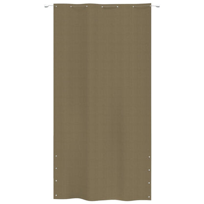 Vidaxl Toldo Pantalla Para Balcón De Tela Oxford Gris Taupe 140x240 Cm_1