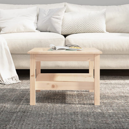 Mesa De Centro De Madera Maciza De Pino 55x55x40 Cm_2