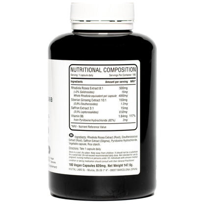 Rhodiola Rosea 4000 mg 180 cápsulas vegan Hivital