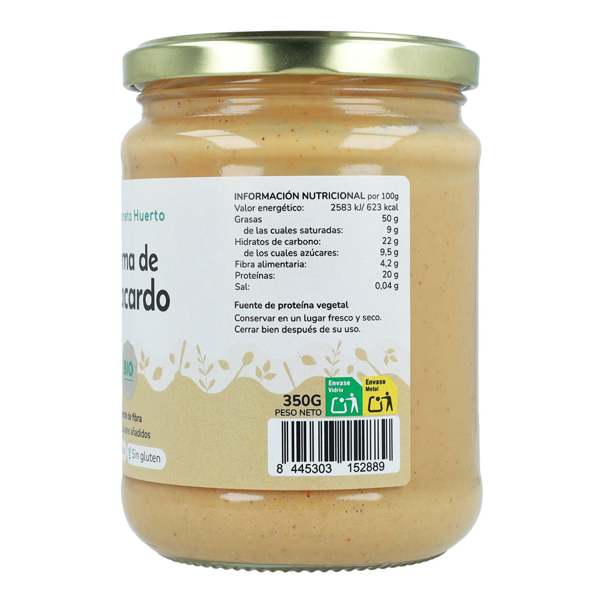 Planeta Huerto ECO Creme de Caju 350 g