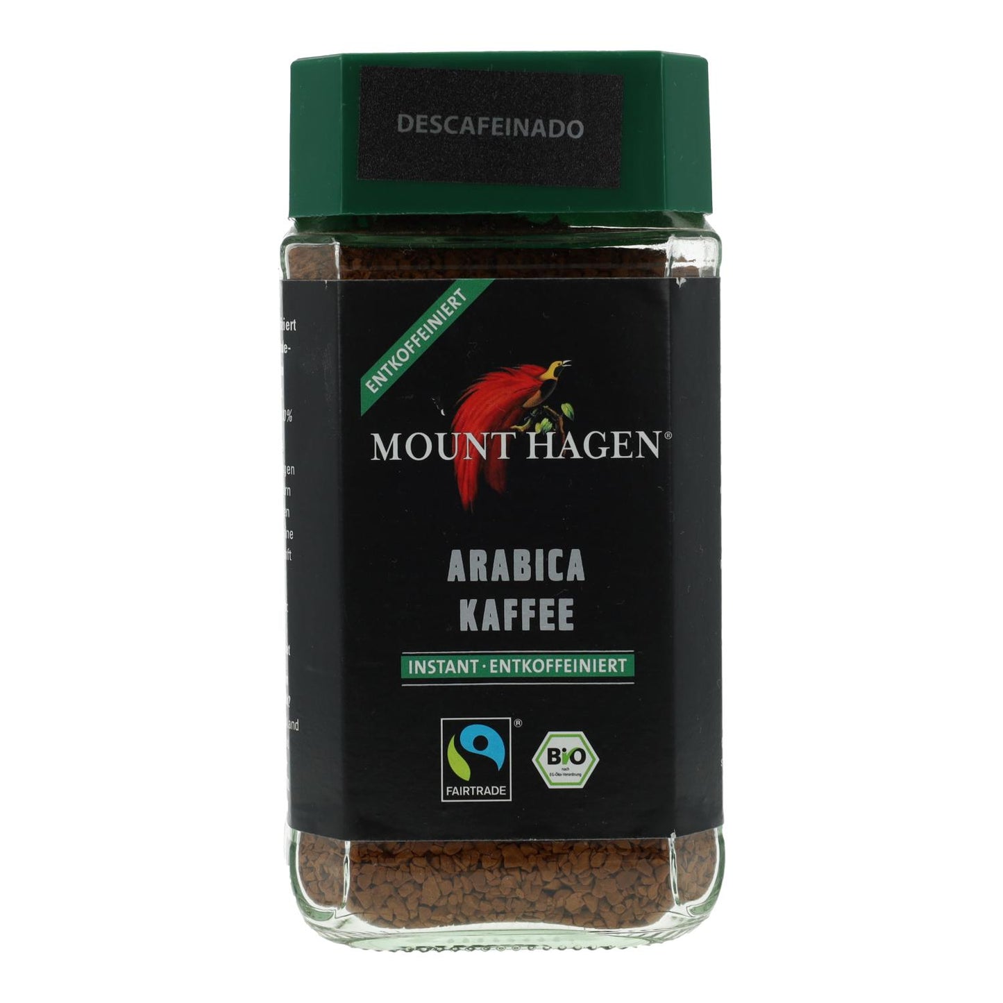 Café Comercio Justo Liofilizado Descafeinado Arábica BIO Mount Hagen 100g