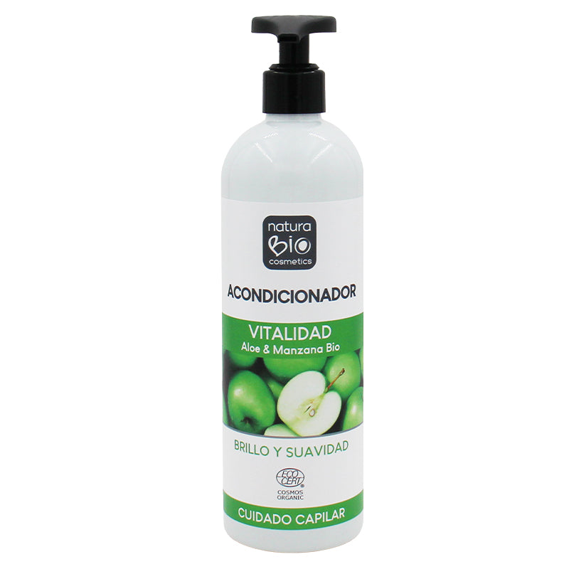Acondicionador Vitalidad 500 Aloe & Manzana Bio, NATURABIO, 500 ml