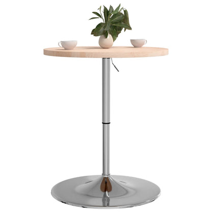 Mesa Alta De Madera Maciza Roble Ø60x90,5 Cm_2