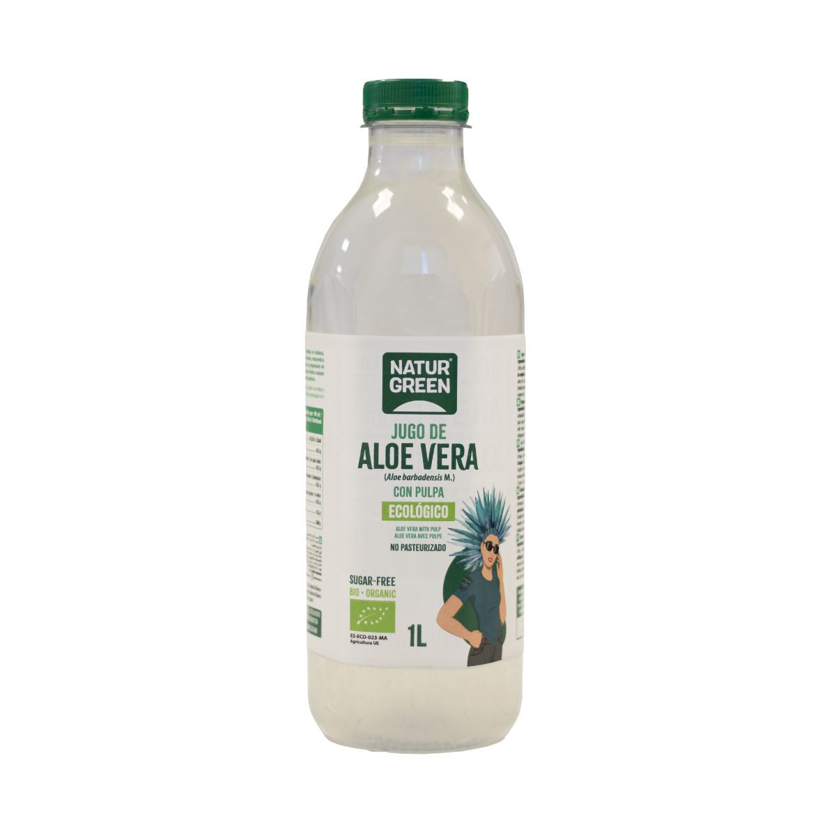 Embalagem x 12 Sumo de Aloé vera com polpa NaturGreen 1 L